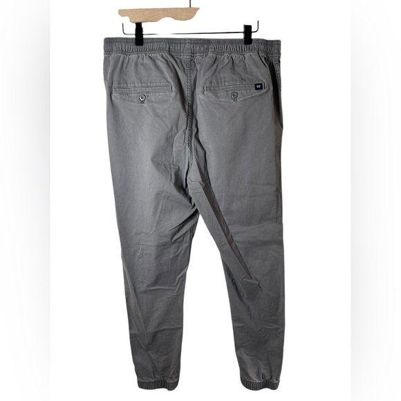 GAP Men’s Medium Gray Jogger Pants Elastic Waist Drawstring Casual Chino Fit - Picture 7 of 11